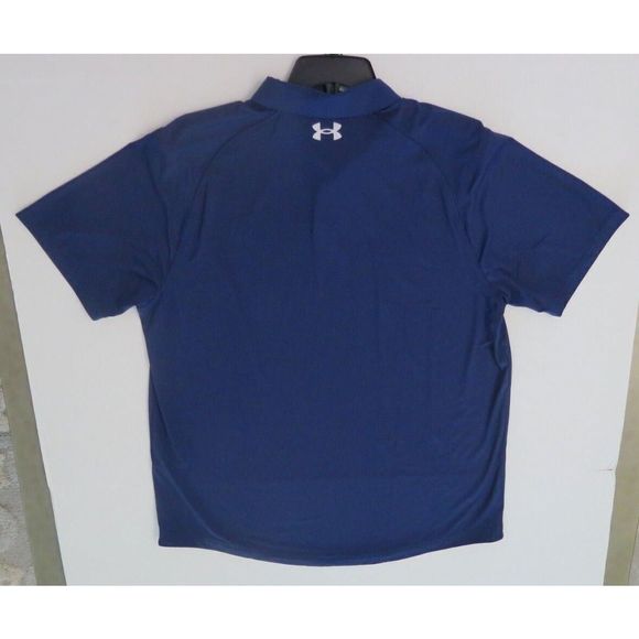 Under Armour 1362493 Men's Sz L Academy Blue/Halo Gray Golf Iso-Chill Polo $70 - Picture 4 of 4